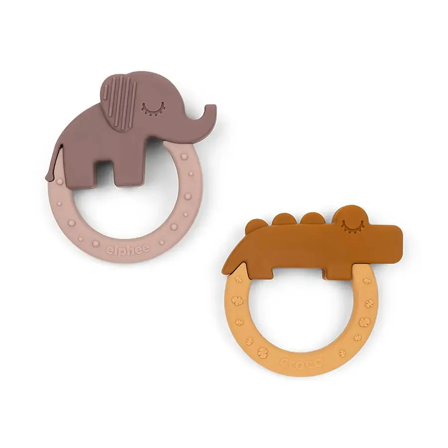 Done by Deer Teether 2-Pack – Deer Friends