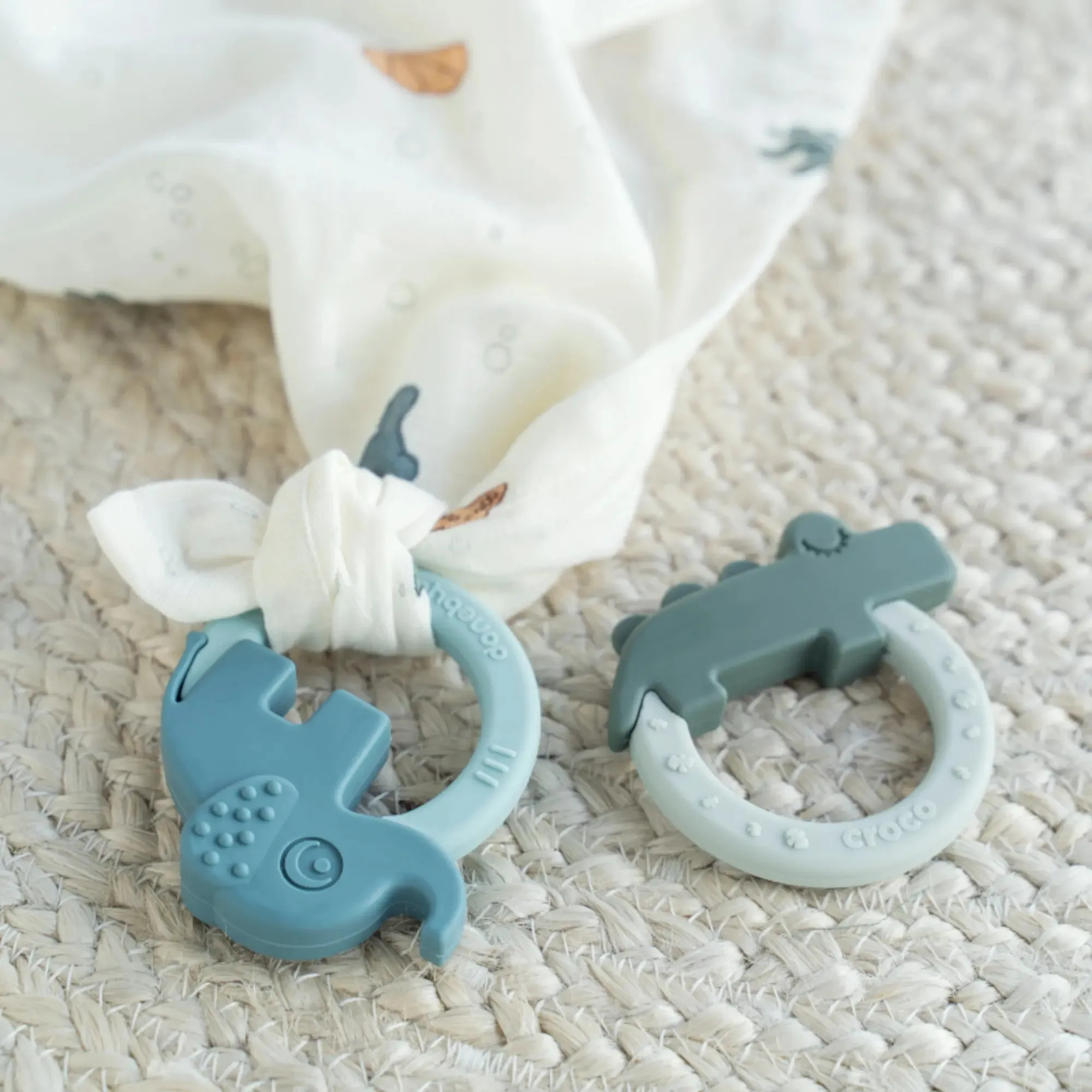 Done by Deer Teether 2-Pack – Deer Friends