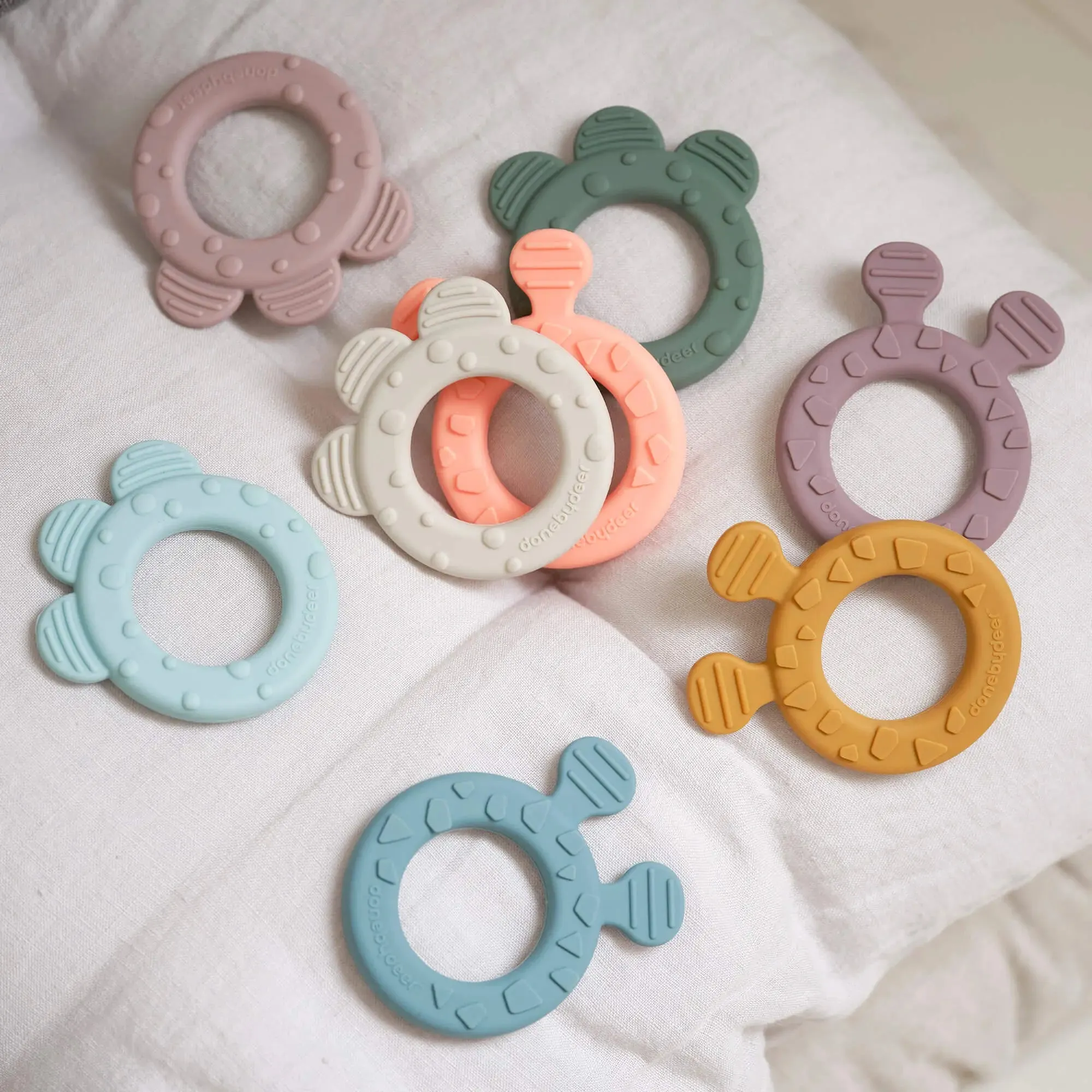 Done by Deer Teether 2-Pack – Deer Friends