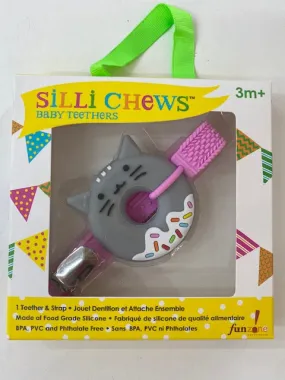 Donut Teether and Strap Cat