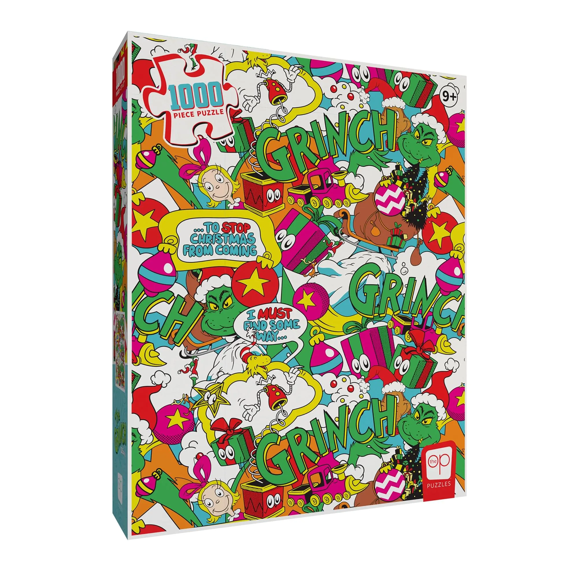 Dr. Seuss The Grinch "Poppin" 1000 Piece Jigsaw Puzzle