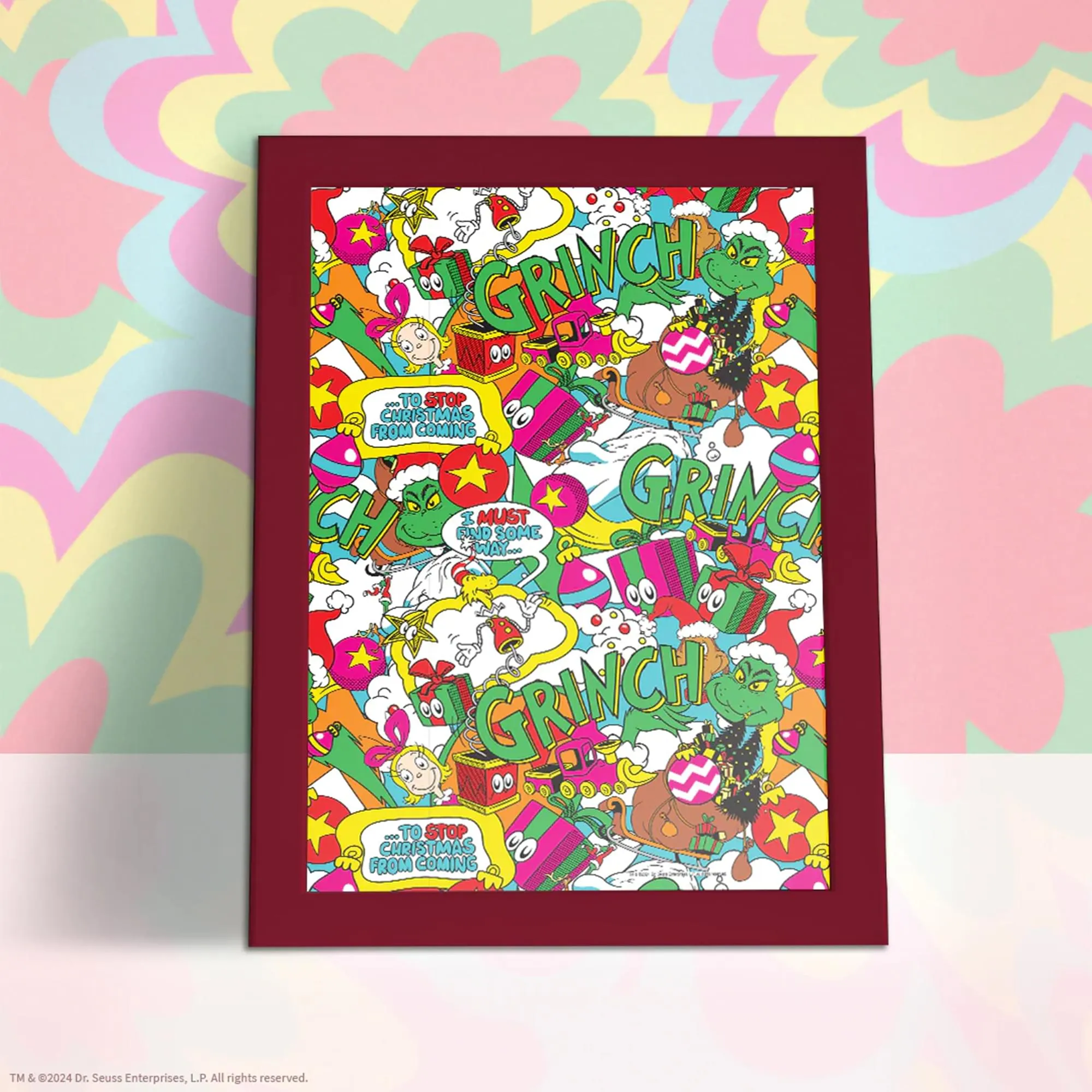 Dr. Seuss The Grinch "Poppin" 1000 Piece Jigsaw Puzzle