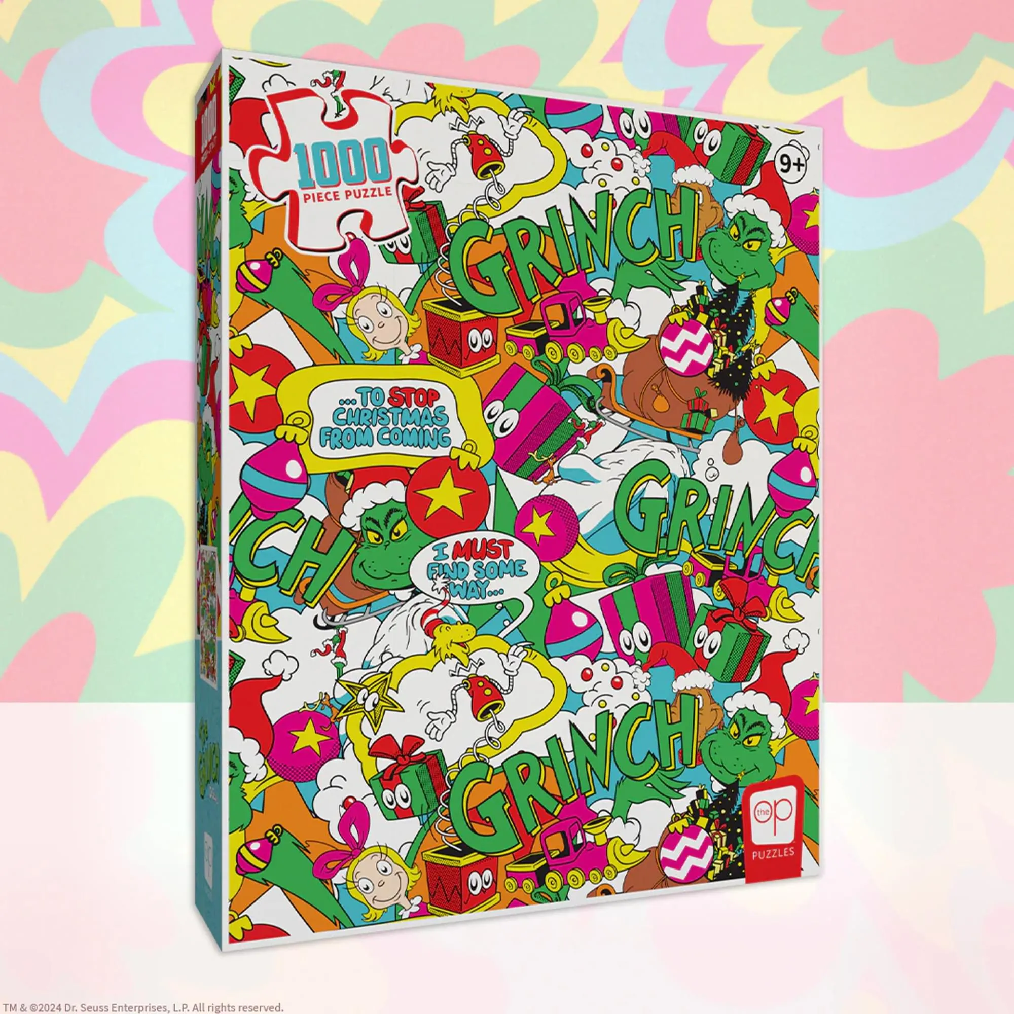 Dr. Seuss The Grinch "Poppin" 1000 Piece Jigsaw Puzzle