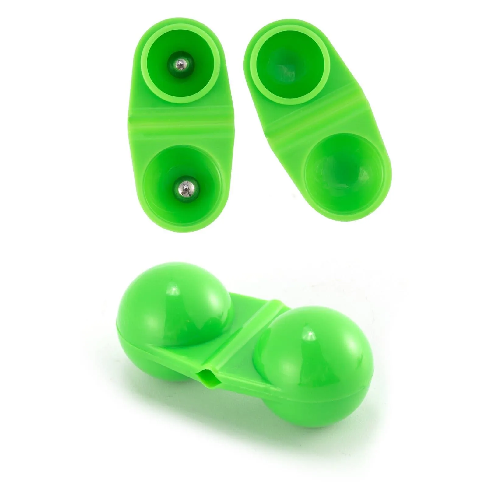 Dr.Fish  20/50pcs Double Rattle Beads