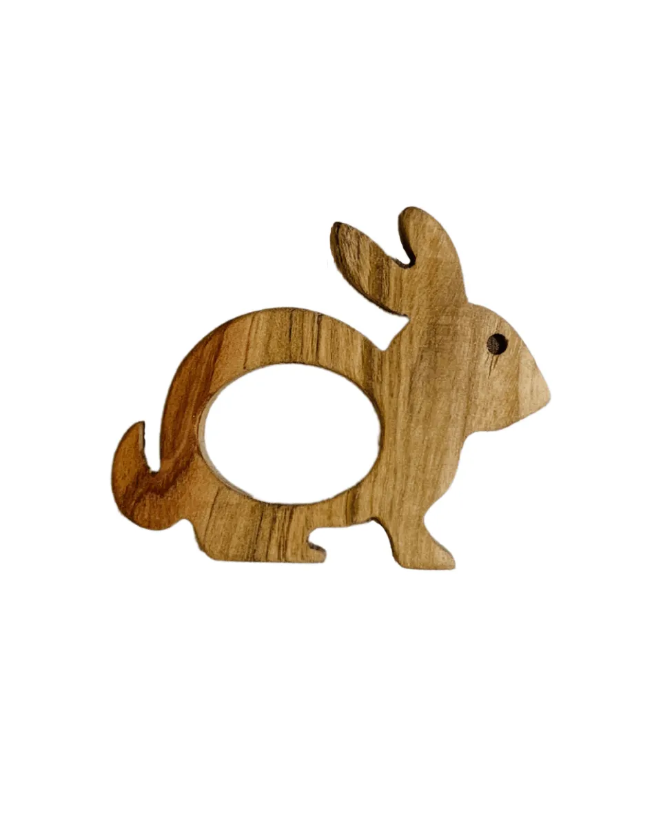 EarthyTweens Beech Wood Rattle & Neem Wood Teethers (Set Of 3)