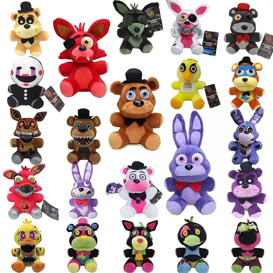 Get ready to cuddle with Bonnie Bear and Foxy as you immerse yourself in the eerie yet endearing world of Five Nights at Freddy’s! 🐻