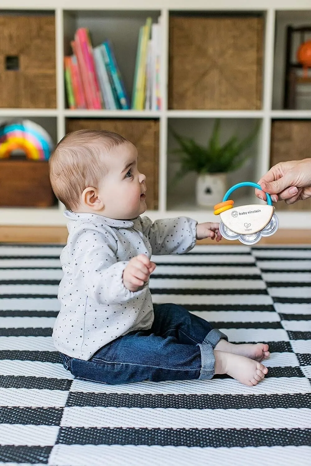 Hape Baby Einstein Tiny Tambourine (6m )