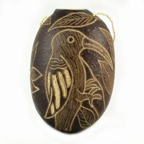 Hummingbird Bird Calabash Christmas tree ornament and hand rattle