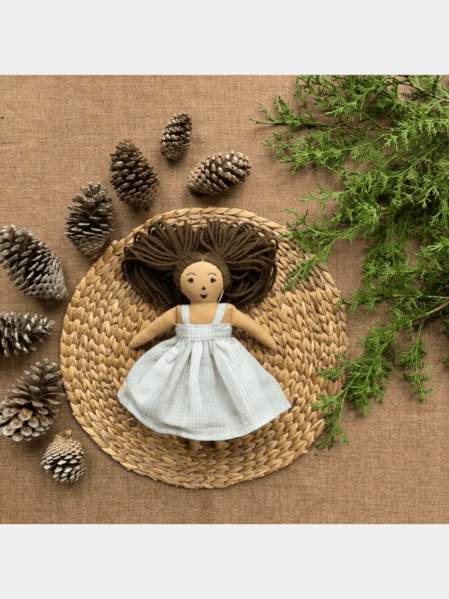Jia, Cotton Fabric Doll