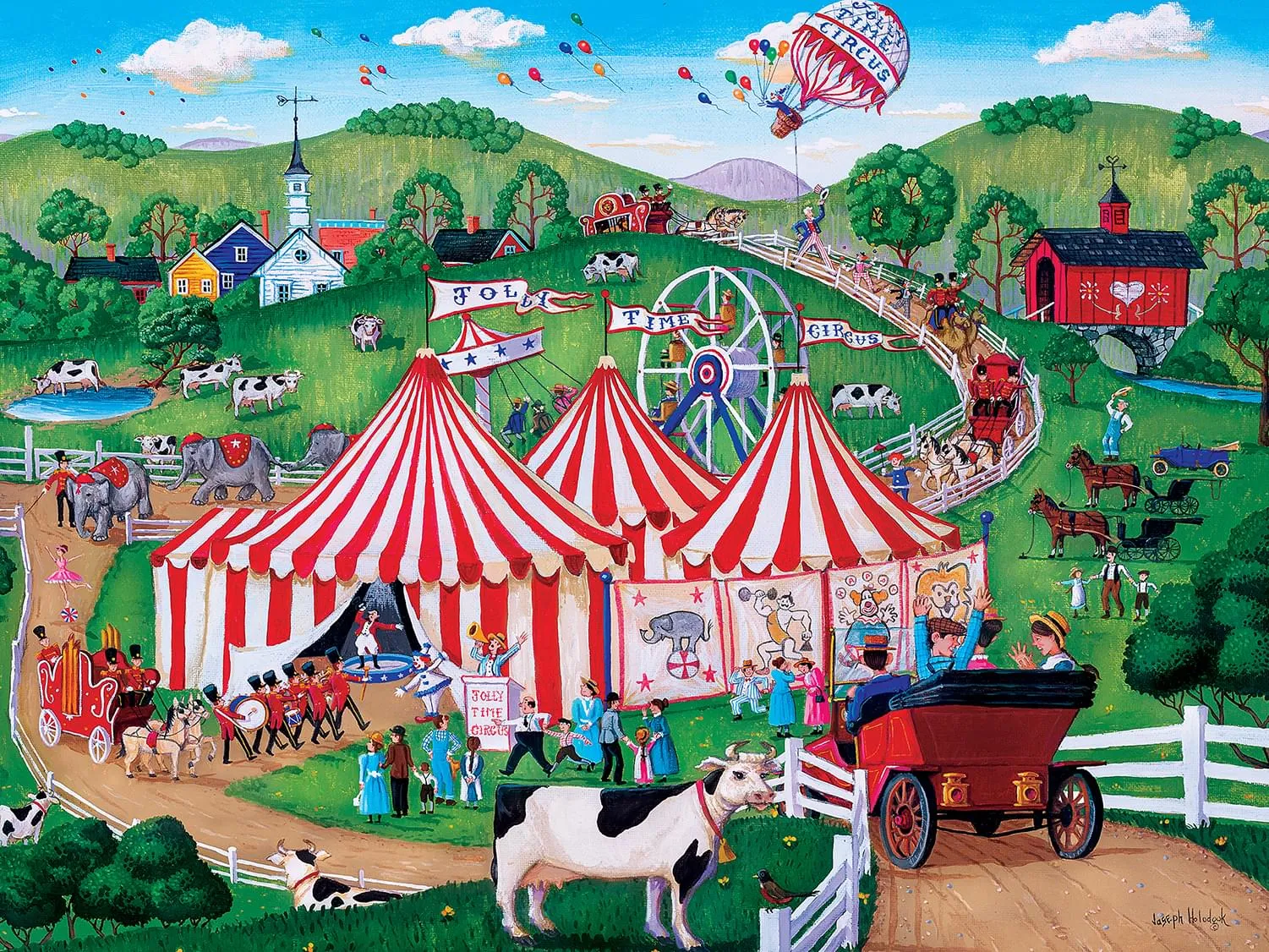 Jolly Time Circus 300 Piece Large EZ Grip Jigsaw Puzzle