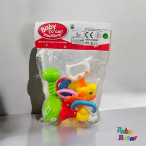 Joyful Jingles: Adorable Baby Rattles Multi Colors