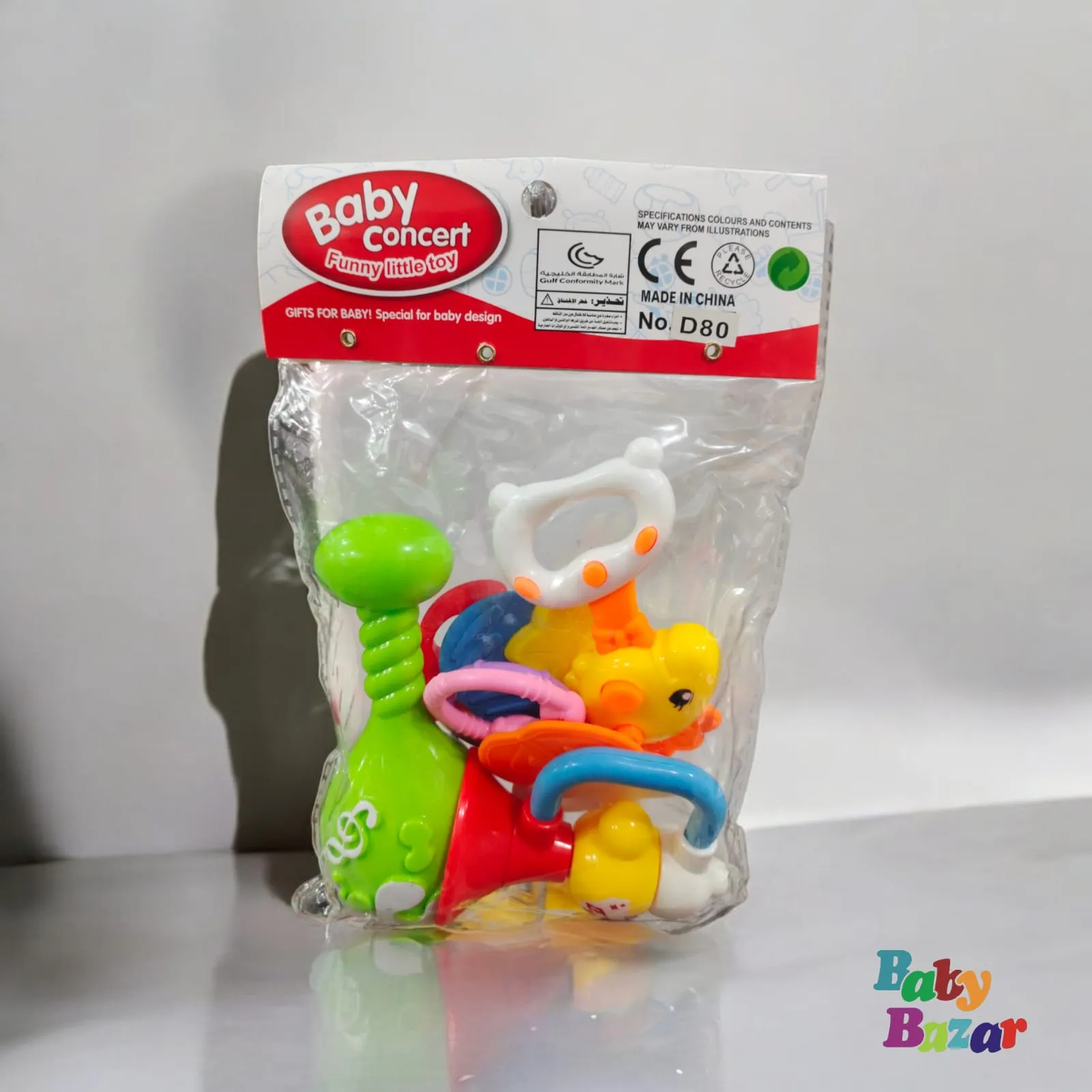 Joyful Jingles: Adorable Baby Rattles Multi Colors