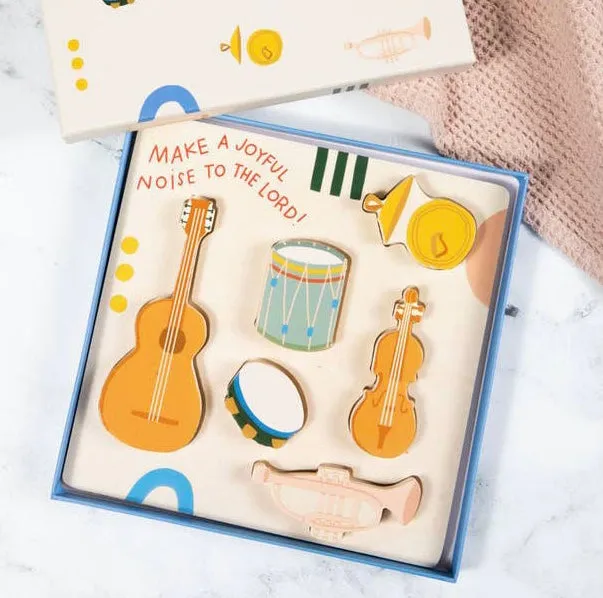 Joyful Noise Puzzle | Christian Kids Wooden Puzzle