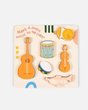 Joyful Noise Puzzle | Christian Kids Wooden Puzzle