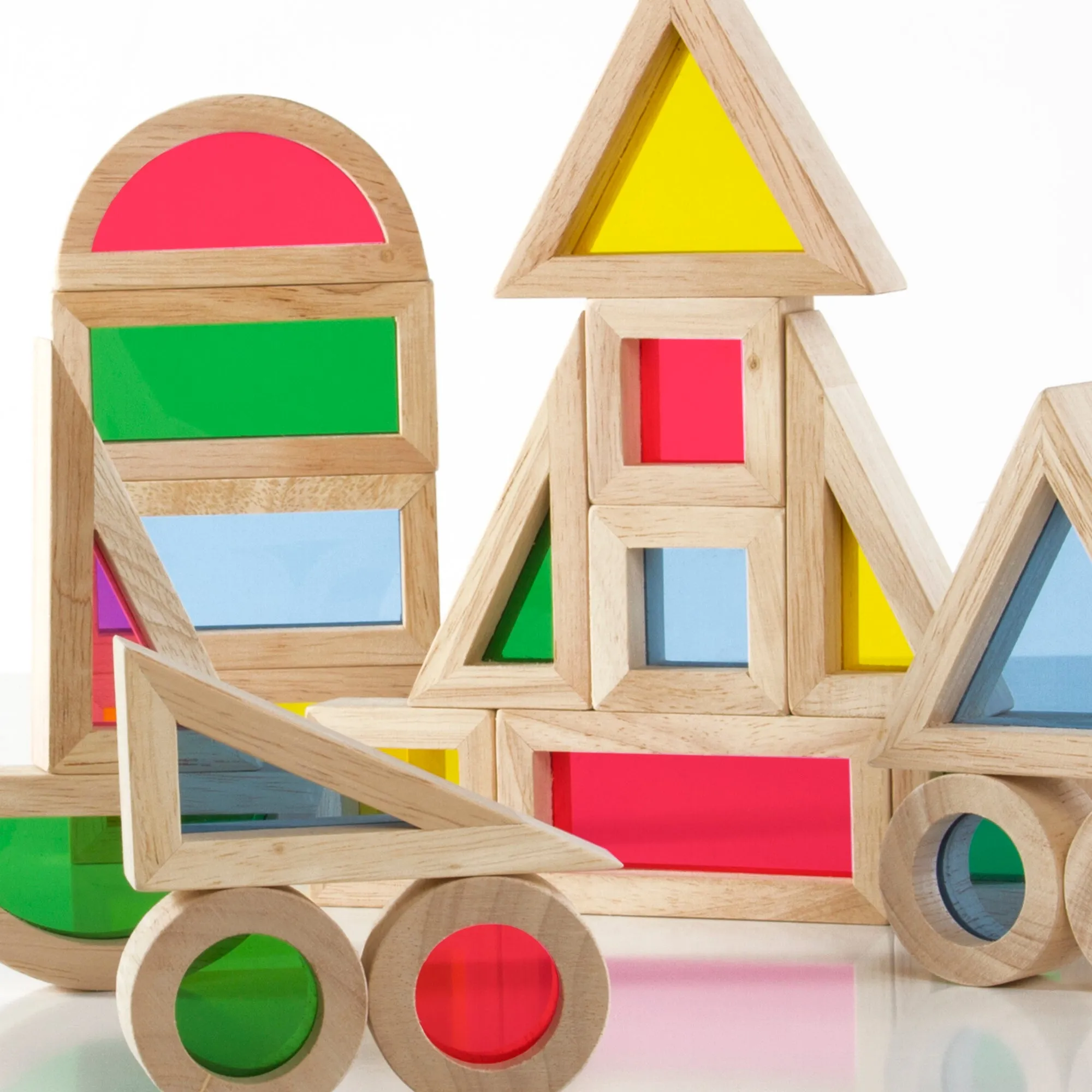 Jr. Rainbow Blocks 20 Piece Set