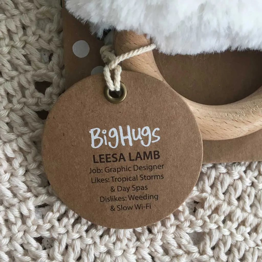 Leesa Lamb Teething Dinga Ring