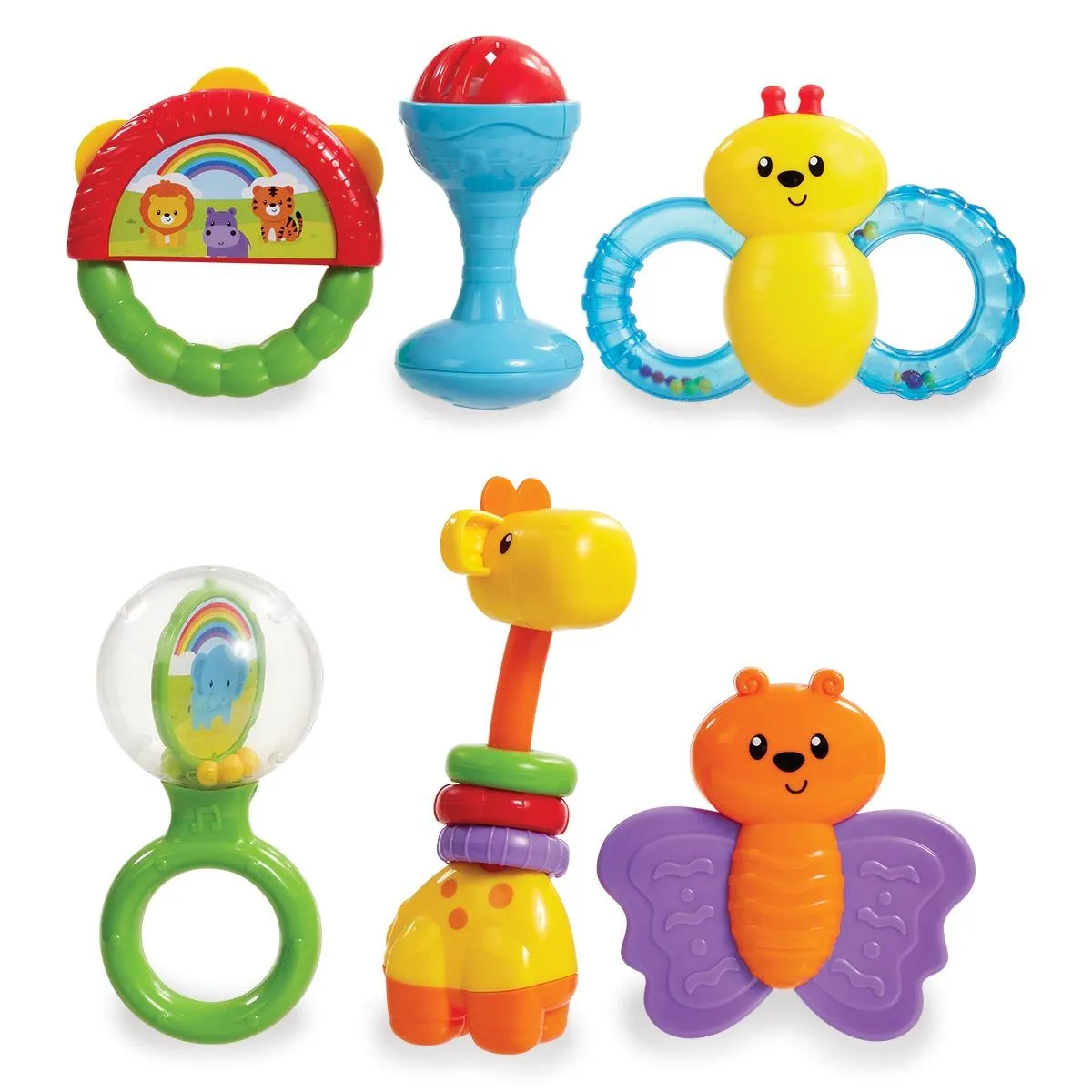 Little Lot Babys First Rattle Set