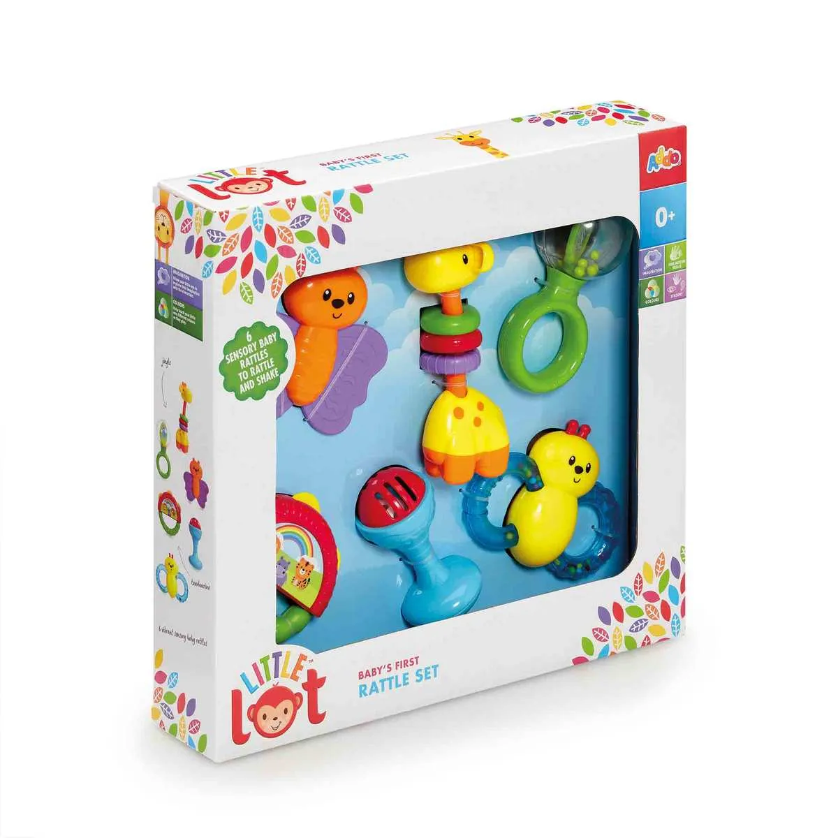 Little Lot Babys First Rattle Set