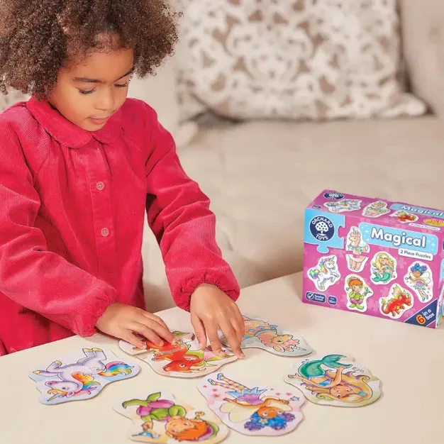 Magical Puzzles - Six 2-Piece Puzzles by Orchard Toys