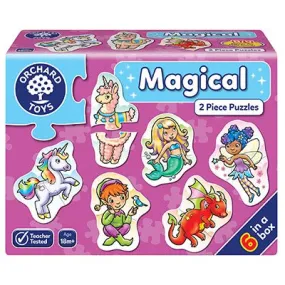 Magical Puzzles - Six 2-Piece Puzzles by Orchard Toys