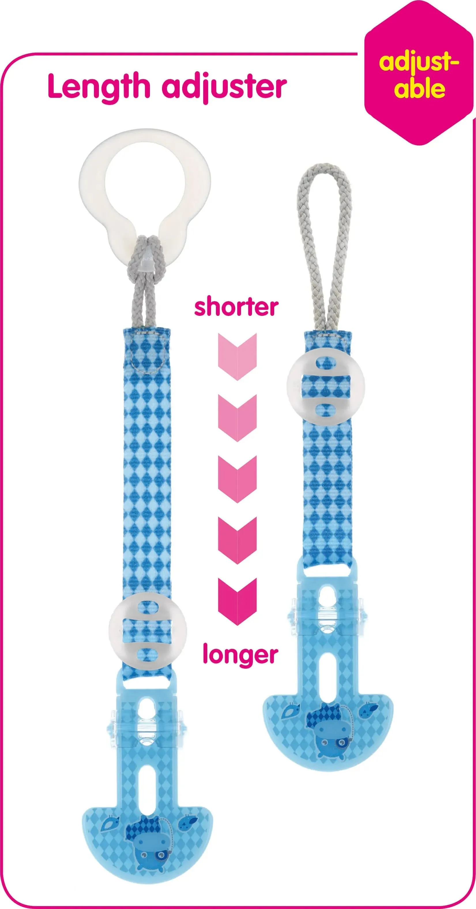 MAM Clip-It Soother Clip (Boy)