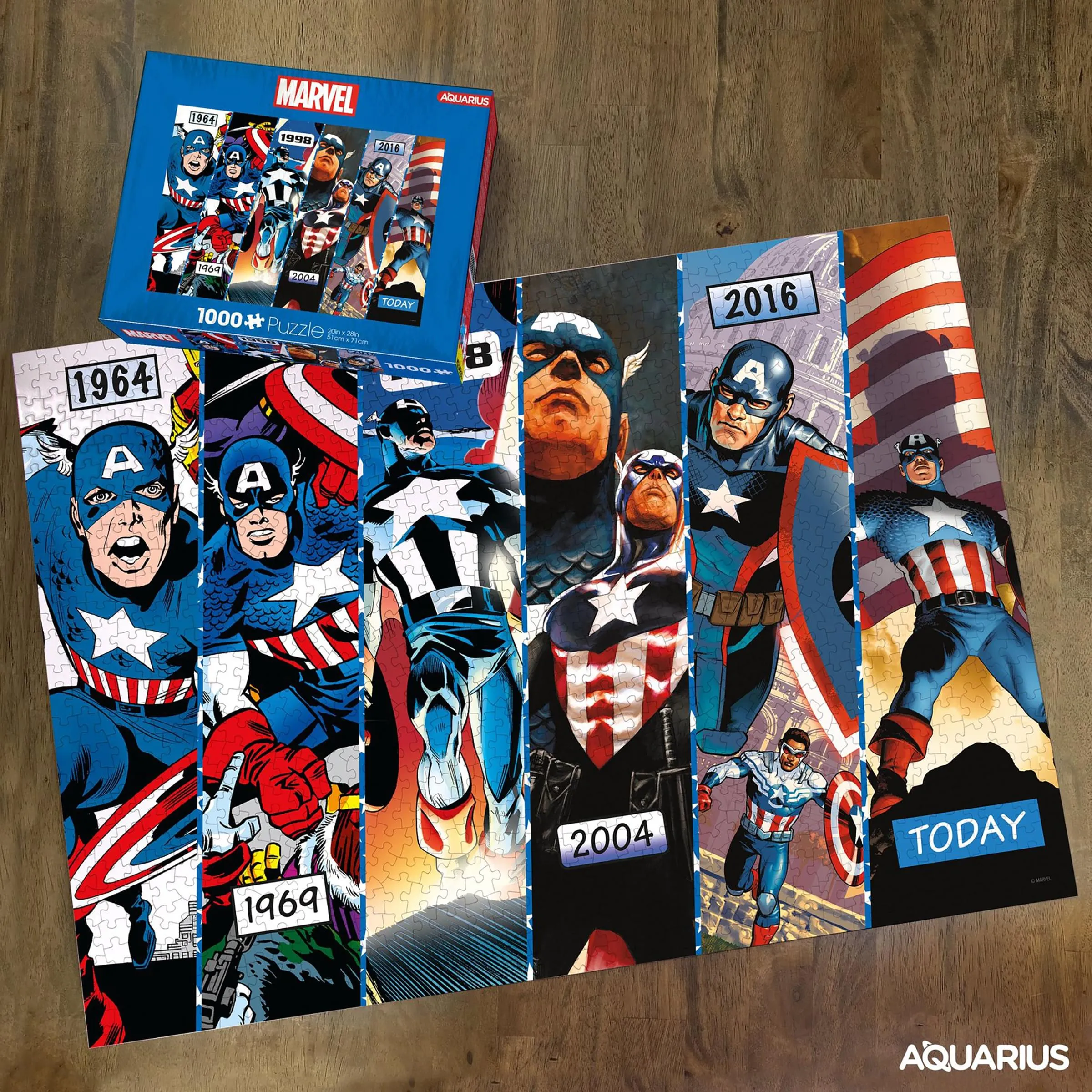 Marvel Captain America Timeline 1000 Piece Jigsaw Puzzle