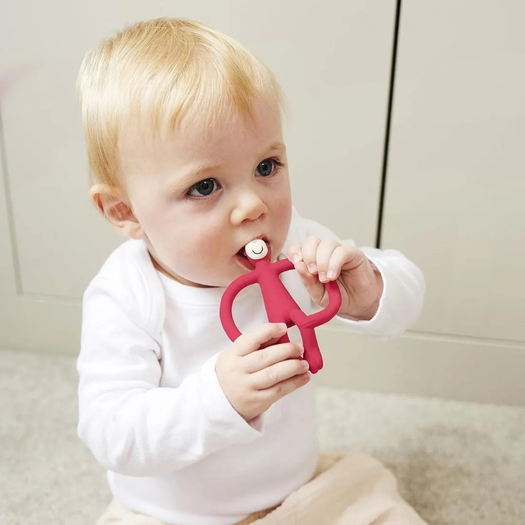 Matchstick Monkey Teething Toy - Red
