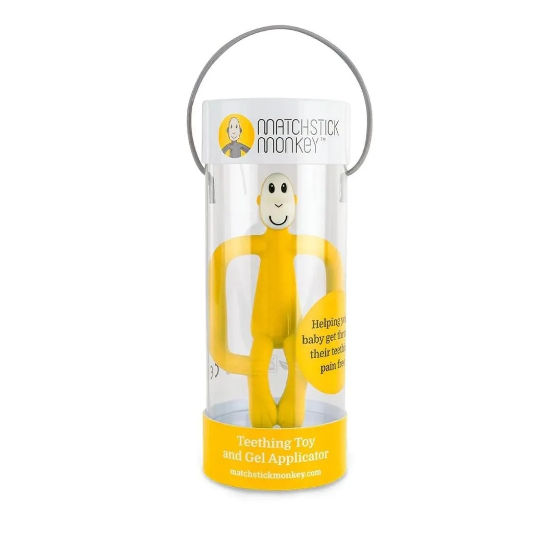 Matchstick Monkey Teething Toy - Yellow