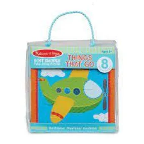 Melissa & Doug - Soft Shapes Take-Along Puzzles - Things That Go