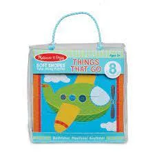 Melissa & Doug - Soft Shapes Take-Along Puzzles - Things That Go