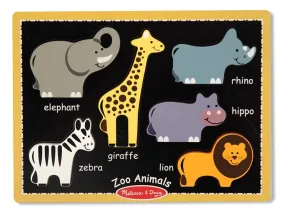 Melissa and Doug My First Chunky Puzzle Zoo Animals 000772037136 Ages 2 