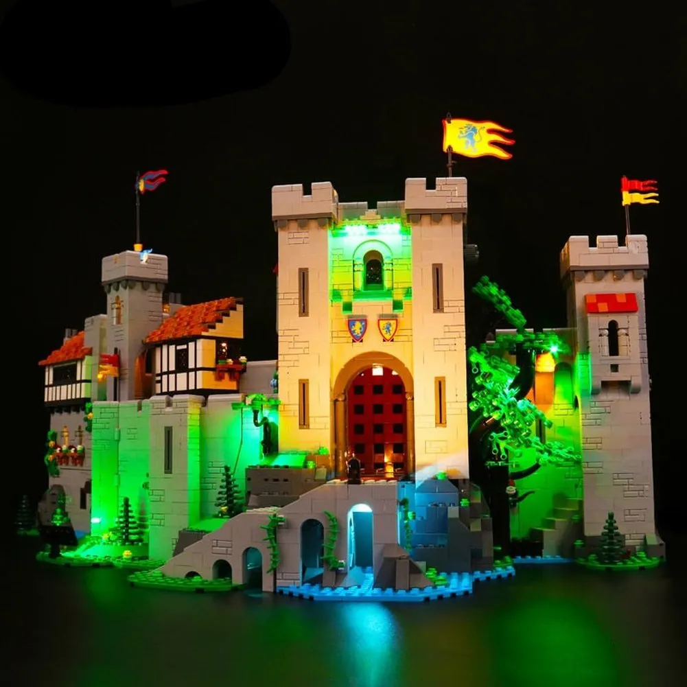 MOC  Compatible  LED Light Kit For 10305 Lion King Castle Knights Medieval Castle Building Blocks (NOT Include the Model) DIY Toys