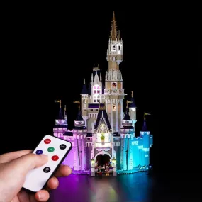 MOC  Compatible  LED Light Kit For Creative Series Cinderella Princess Castle Lighting Set Compatible With 71040(Only LED Light, No Block Kit)
