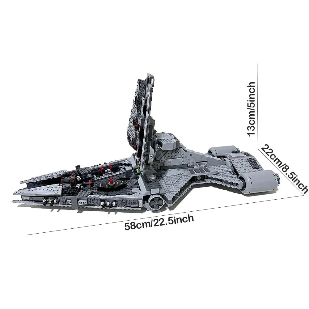 MOC Star Wars 89006 Imperial Light Cruiser Bricks Toy
