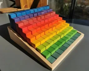Montessori Wooden Building Blocks Set (100pcs)