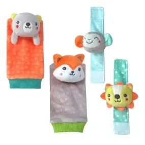 Moon Foot and Wrist Rattle – Set of 4 -MNNSBT11