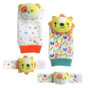 Moon Foot and Wrist Rattle – Set of 4 -MNNSBT12