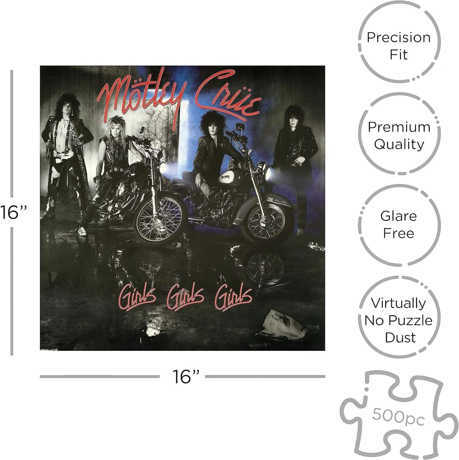 Motley Crue Girls Girls Girls 500 Piece Jigsaw Puzzle