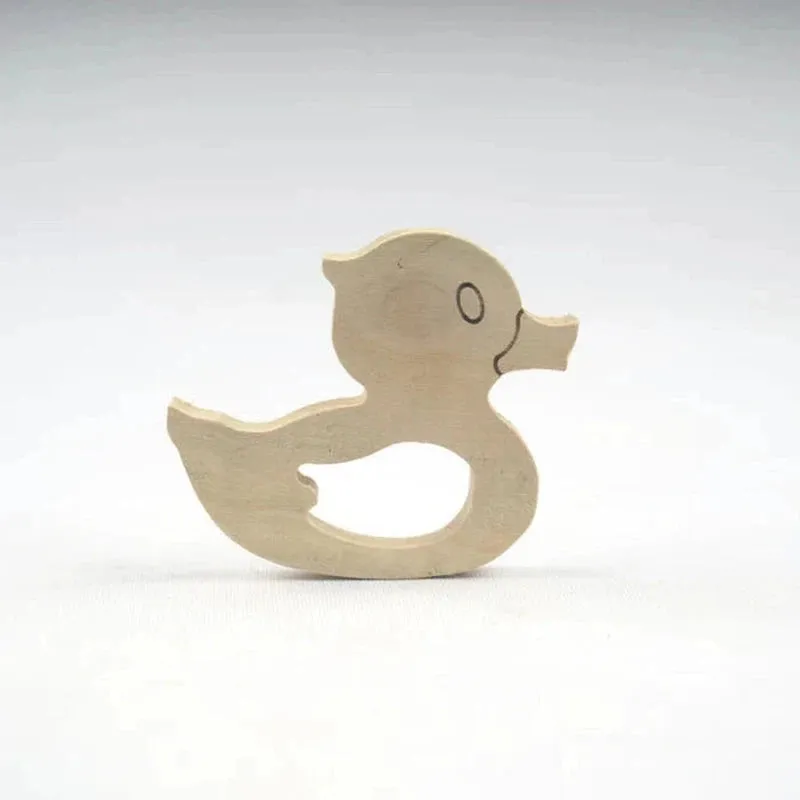 Neem Wood Teether - Bird   Duck