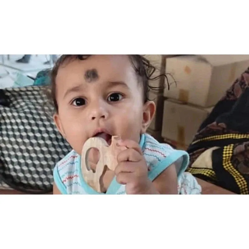 Neem Wood Teether - Bird   Duck
