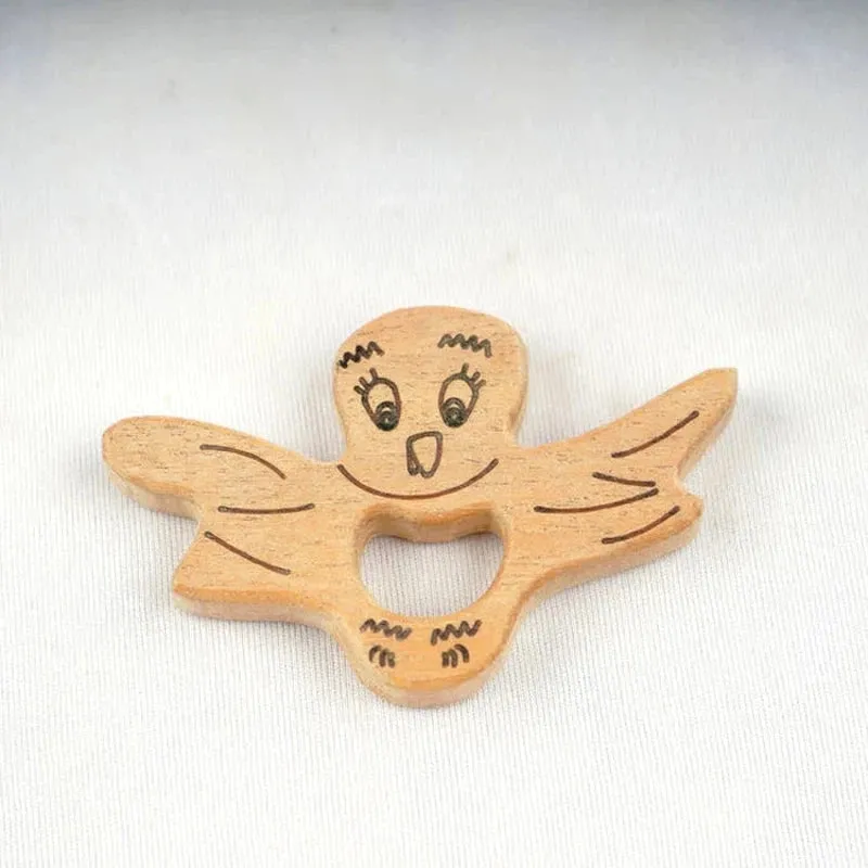 Neem Wood Teether - Bird   Duck