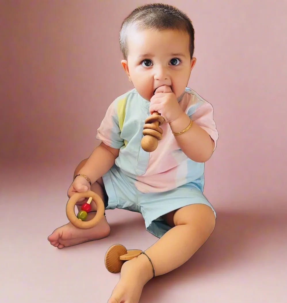 Neem Wood Teether- Penguin