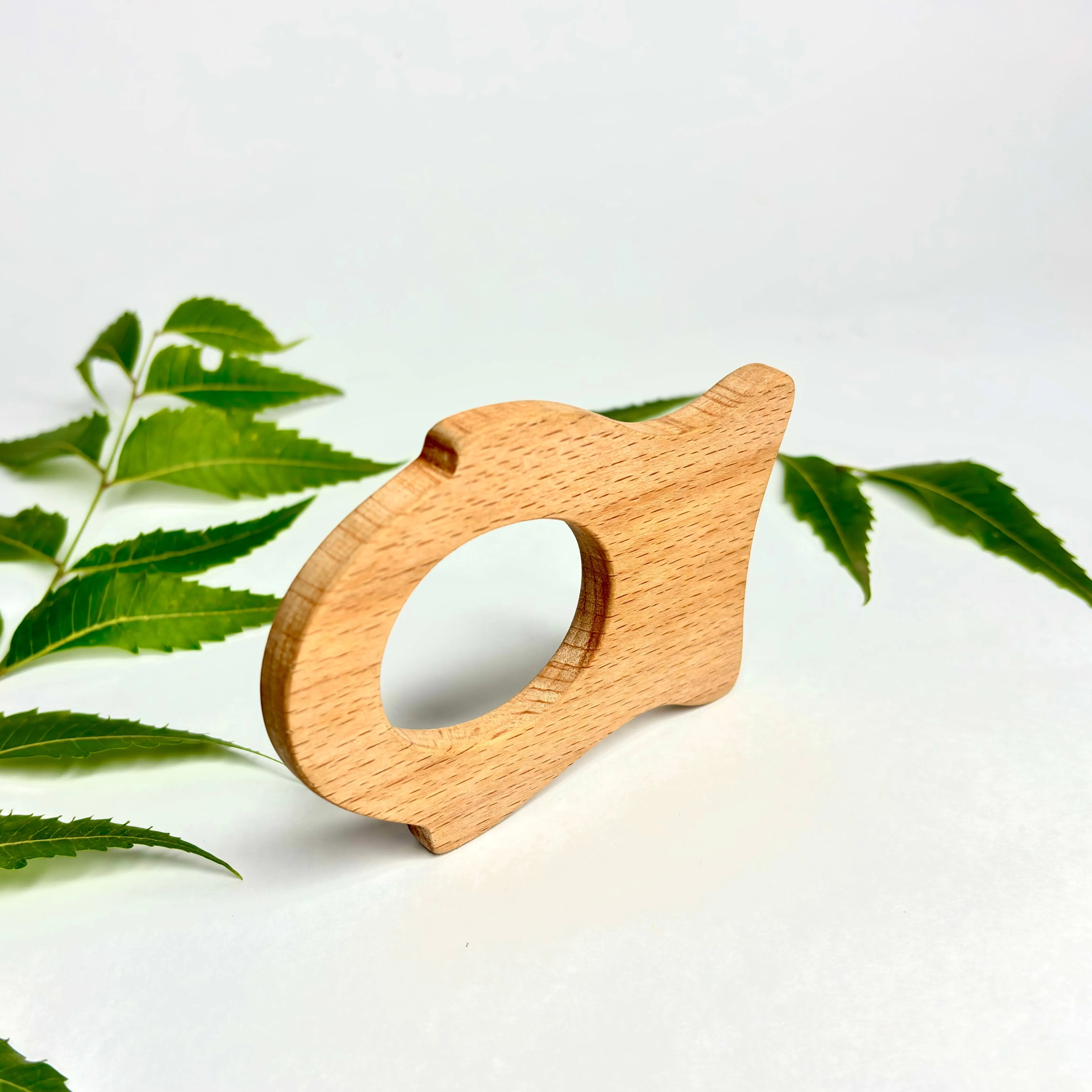 Neem Wood Teether- Penguin