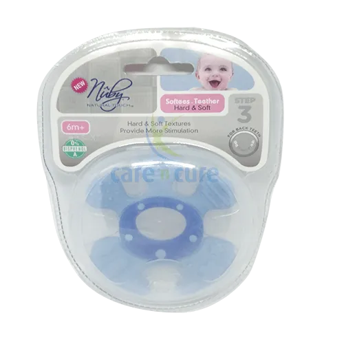 Nuby Natural Touch Softees Hard & Soft Teether 6m  67907