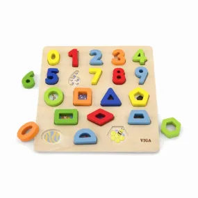 Numbers and shapes puzzle