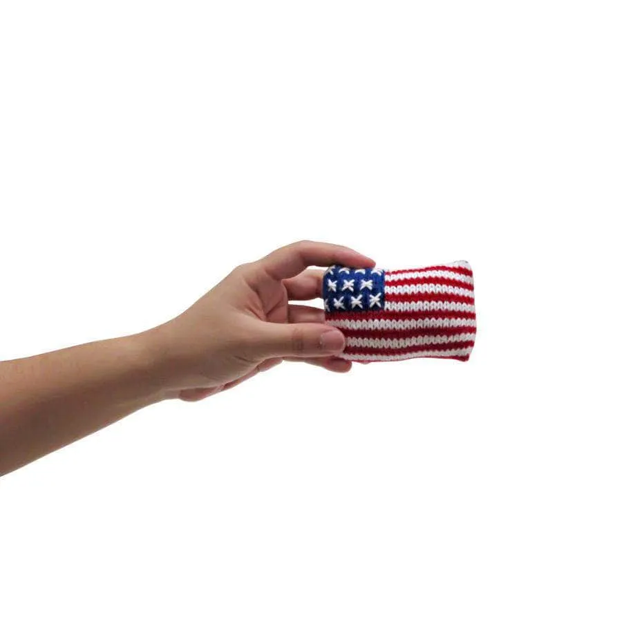 Organic Baby Toys - Newborn Rattles | American Flag