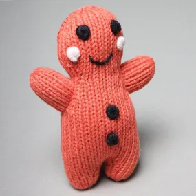Organic Baby Toys - Newborn Rattles | Gingerbread Man