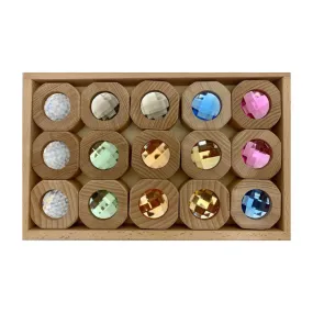 Papoose | Bitcoins | 15 Gem Blocks Earth in Tray