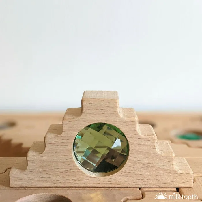 Papoose | Dutch Step Gables | 8 Cool Gem Blocks & 8 Warm Windows in Tray