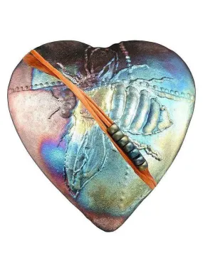 Raku Heart Rattle